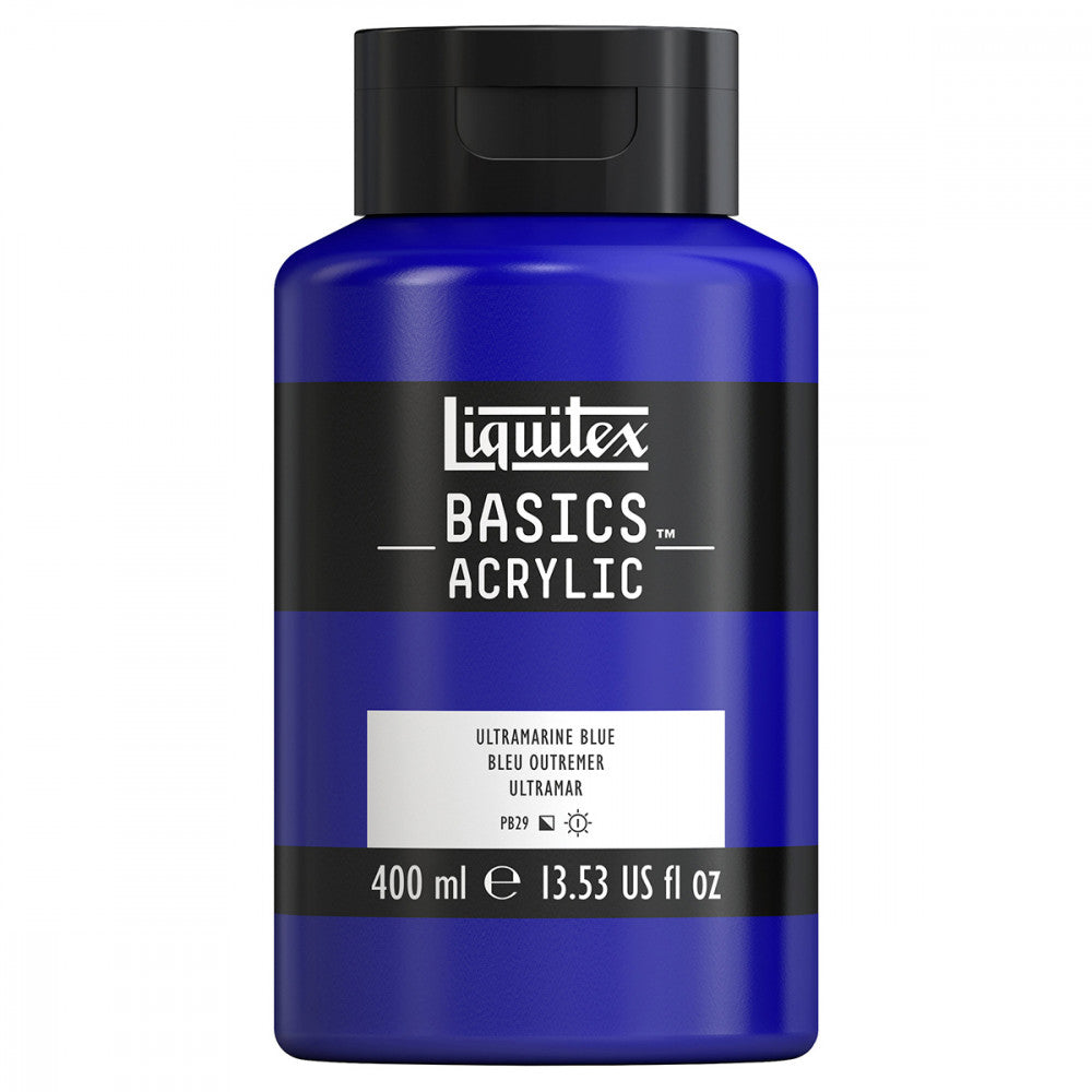 Tinta Acrílica Liquitex Basics 400ml 715 Ultramarine Blue1