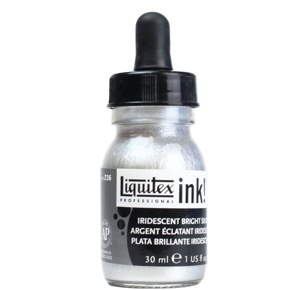 Tinta Acrílica Líquida Liquitex 30ml Iridescent Bright Silver 236