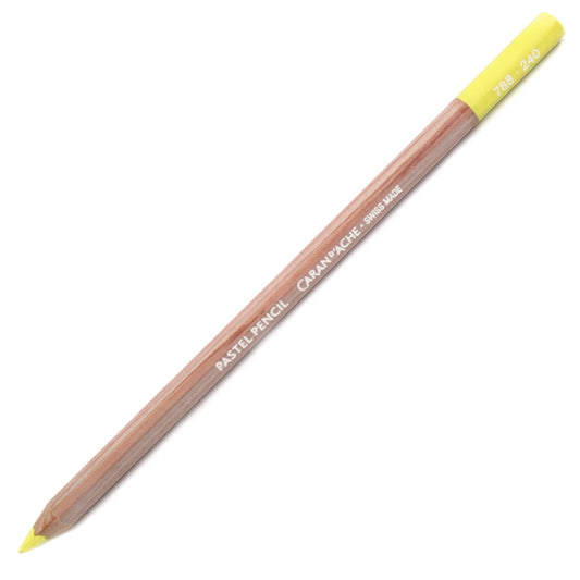 Lápis Pastel Caran D'Ache 240 Lemon Yellow