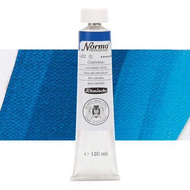 Tinta Óleo Schmincke Norma 120ml S1 422 Cerulean Blue