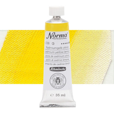 Tinta Óleo Schmincke Norma 35ml S3 238 Cadmium Yellow Lemon