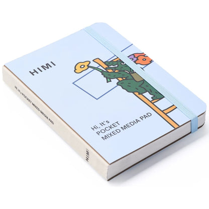 Bloco de Papel Mixed Media Himi 300g/m² 9,8x13,4cm 24 Folhas