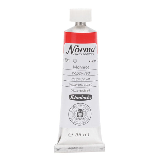 Tinta Óleo Schmincke Norma 35ml S1 304 Poppy Red