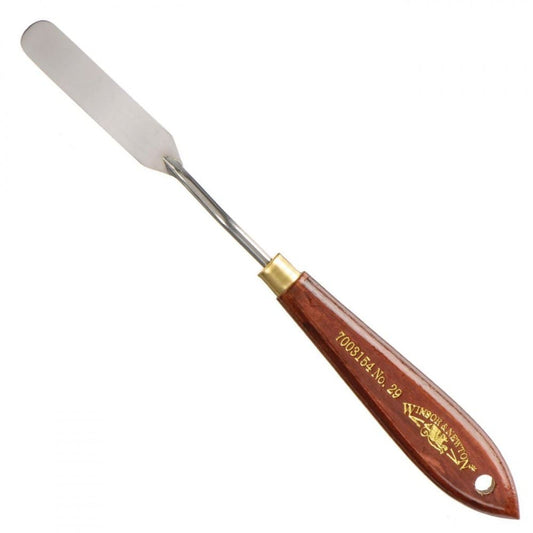 espátula de aço para pintura winsor & newton 29