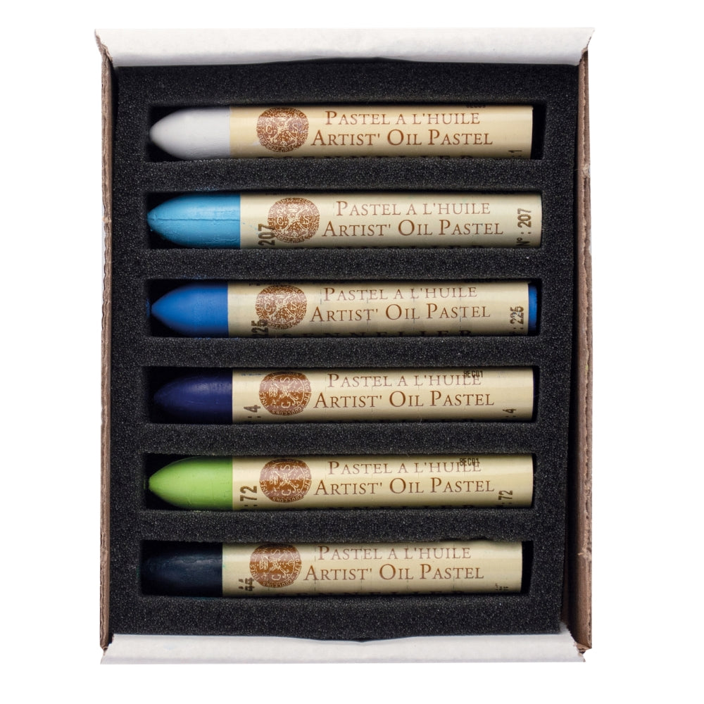 Pastel Oleoso Sennelier 06 Cores Paysage Marin