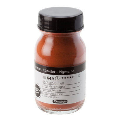 Pigmento em Pó Schmincke 100ml S1 649 English Red Light