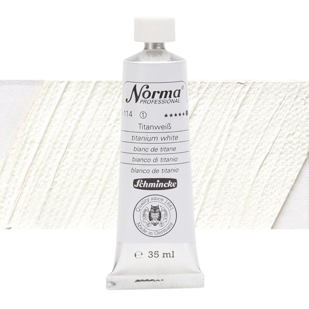 Tinta Óleo Schmincke Norma 35ml S1 114 Titanium White