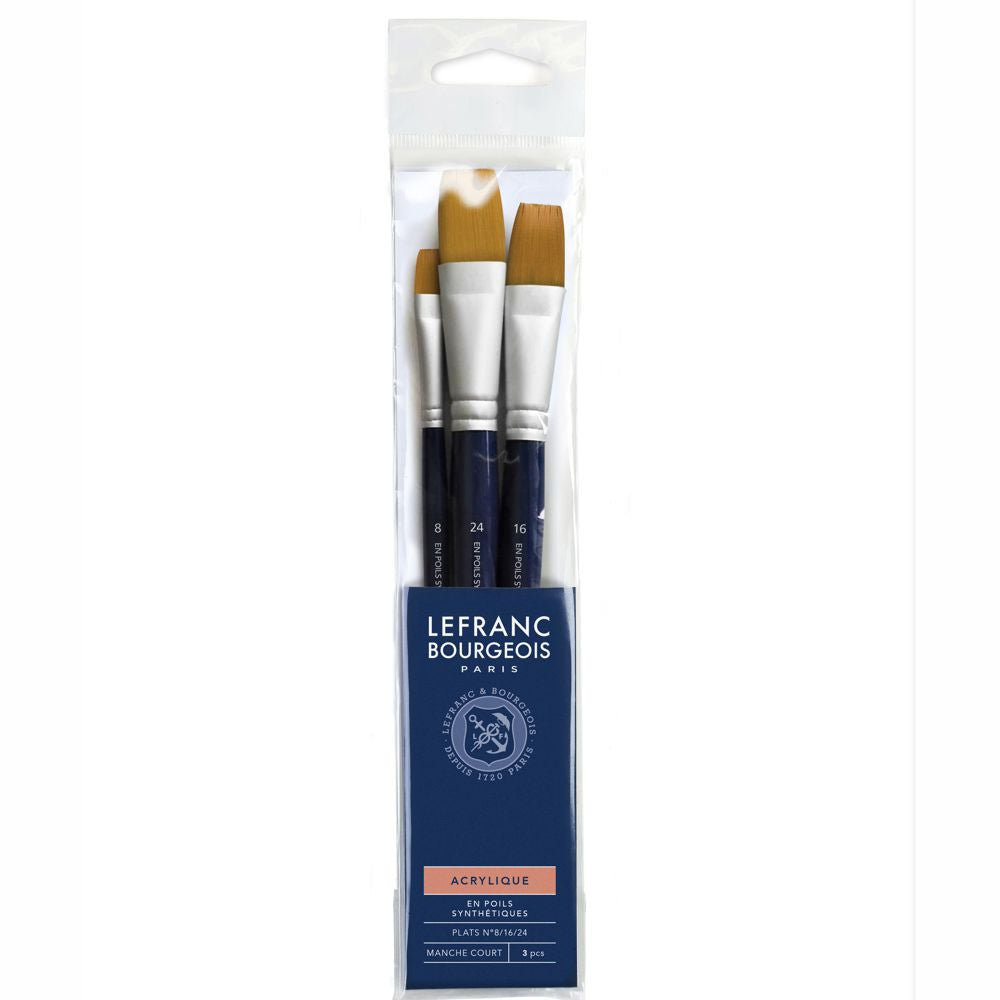Kit de Pincéis Lefranc & Bourgeois 3 unidades 300237