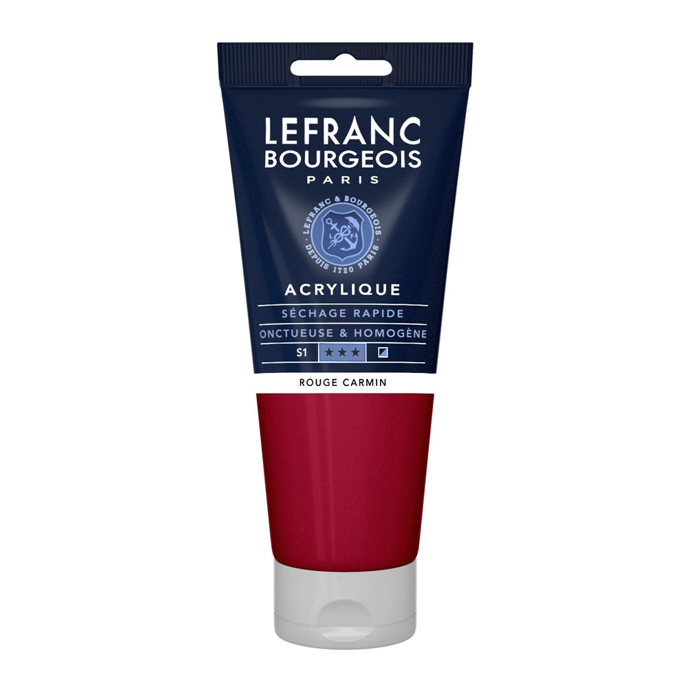 Tinta Acrílica Lefranc & Bourgeois 200ml 366 Carmine Red