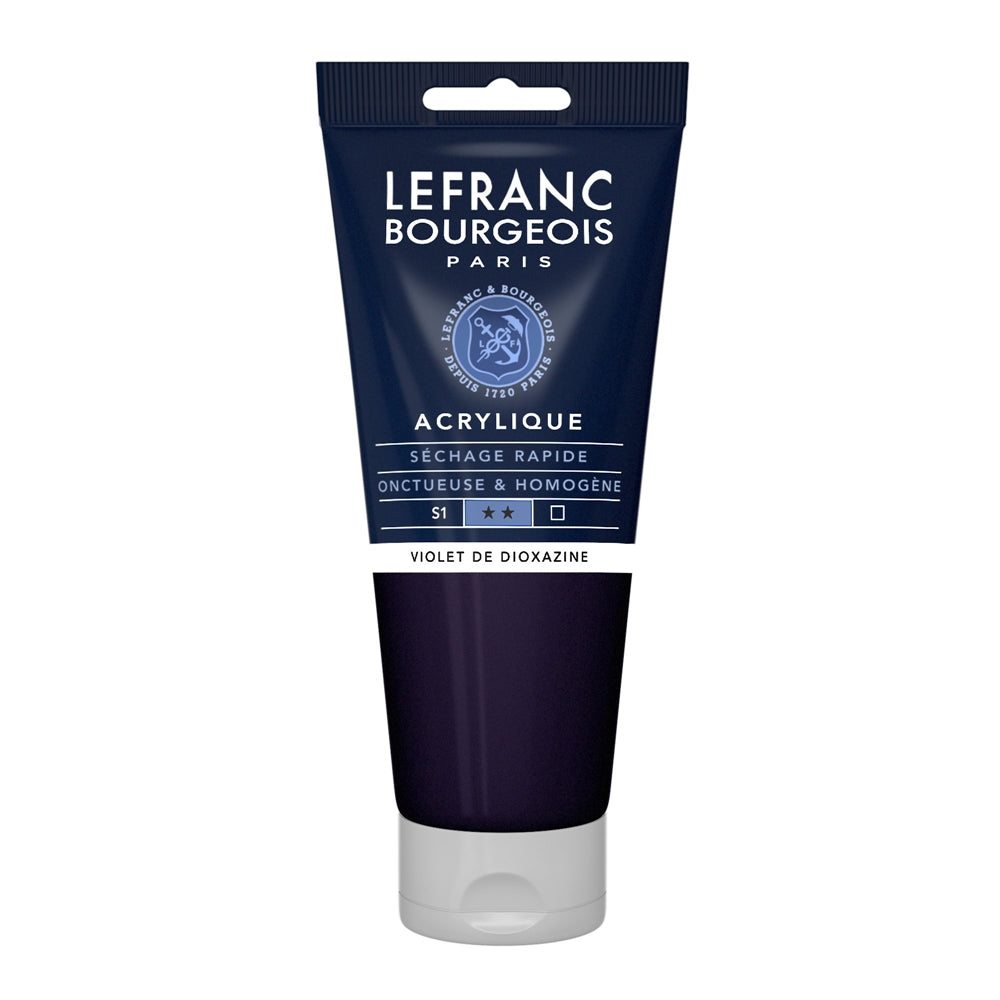 Tinta Acrílica Lefranc & Bourgeois 200ml 473 Dioxazine Violet