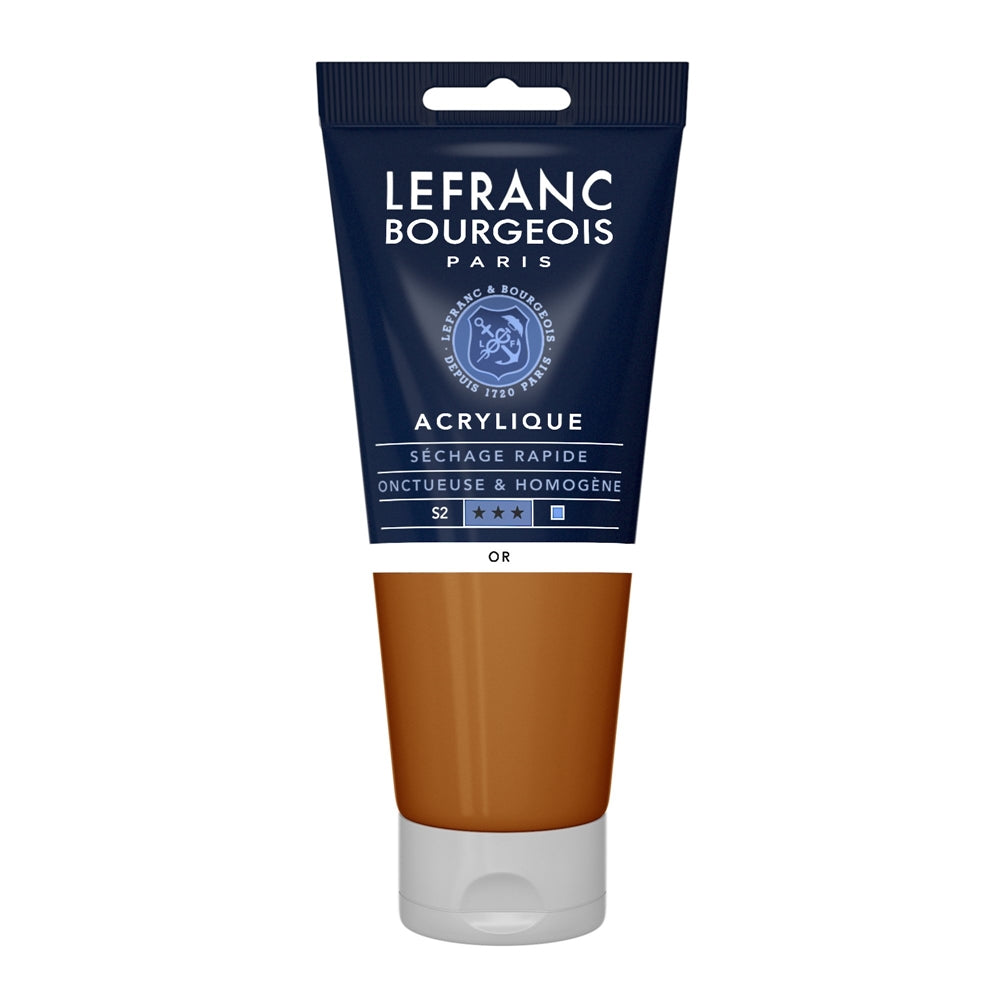 Tinta Acrílica Lefranc & Bourgeois 200ml 700 Gold