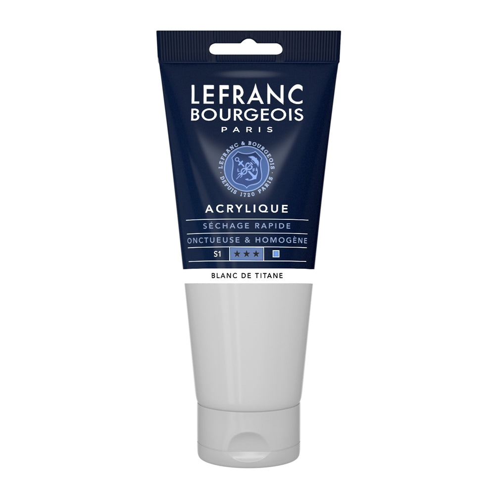 Tinta Acrílica Lefranc & Bourgeois 200ml 008 Titanium White