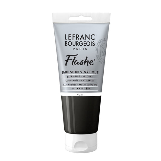 Tinta Acrílica Flashe Lefranc & Bourgeois 80ml S1 265 Black
