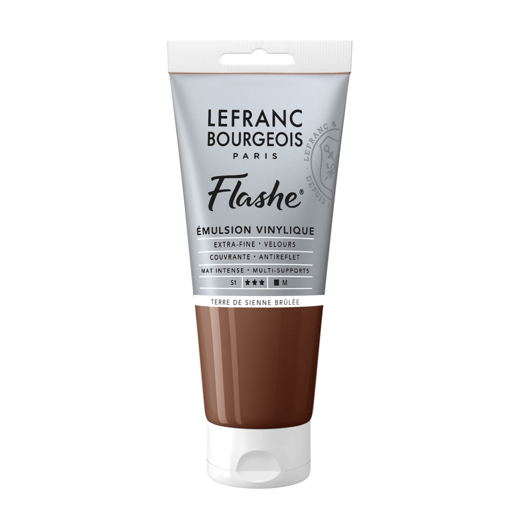 Tinta Acrílica Flashe Lefranc & Bourgeois 80ml S1 481 Burnt Sienna