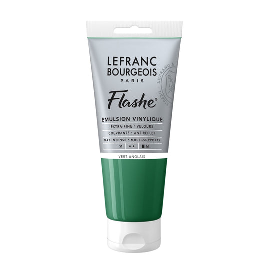 Tinta Acrílica Flashe Lefranc & Bourgeois 80ml S1 504 Chrome Green