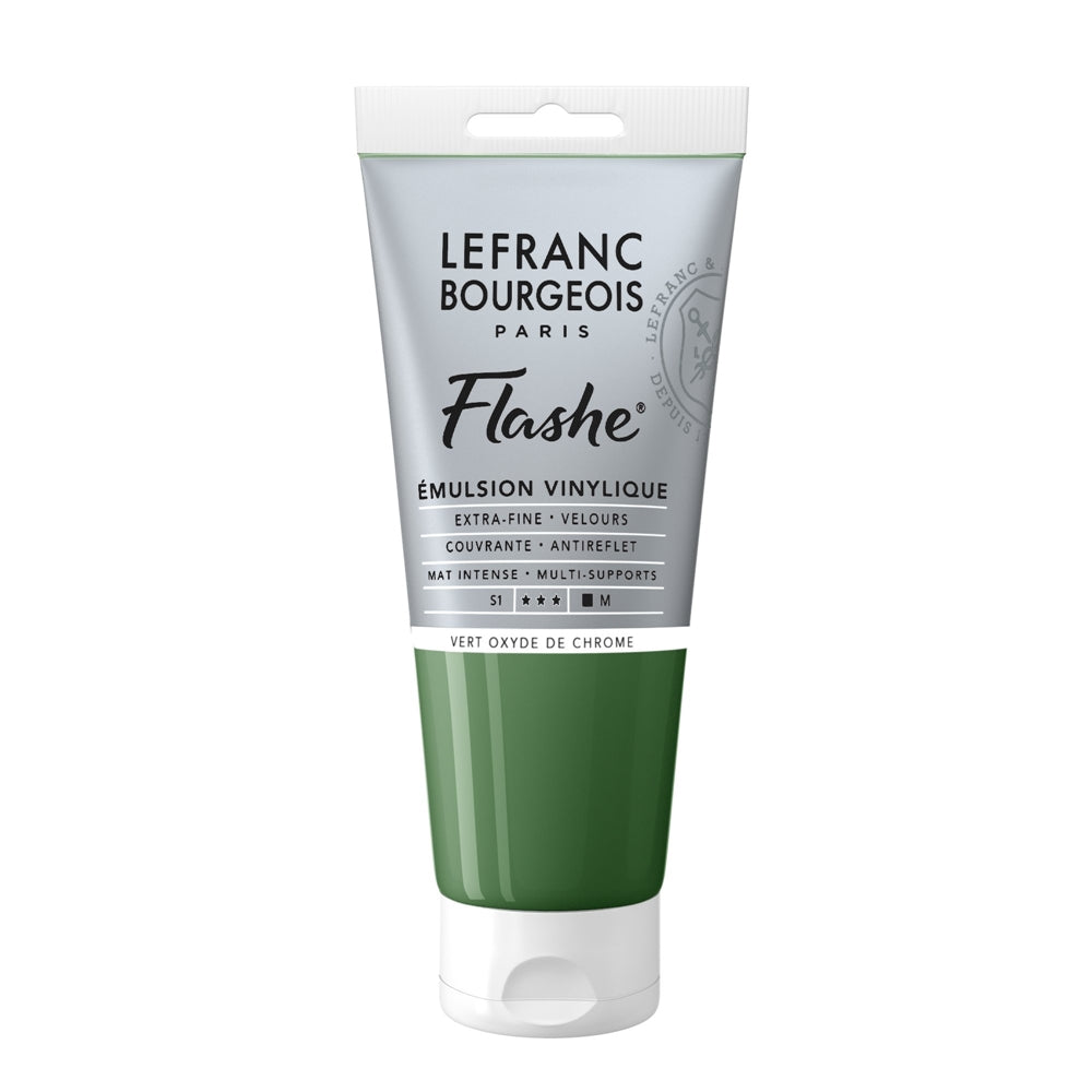 Tinta Acrílica Flashe Lefranc & Bourgeois 80ml S1 542 Chromium Oxide Green