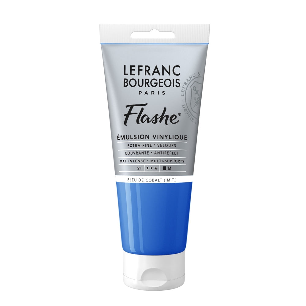 Tinta Acrílica Flashe Lefranc & Bourgeois 80ml S1 064 Cobalt Blue Hue