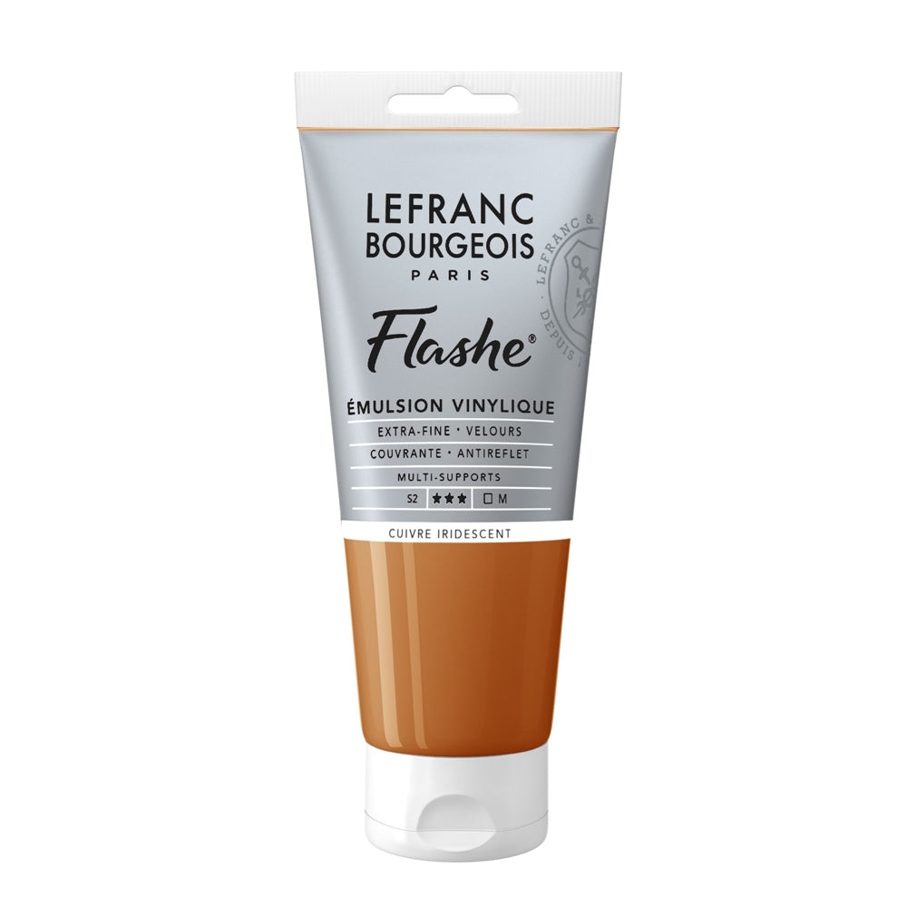 Tinta Acrílica Flashe Lefranc & Bourgeois 80ml S2 836 Copper Iridescent