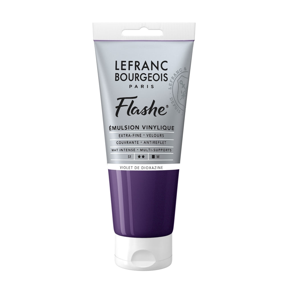 Tinta Acrílica Flashe Lefranc & Bourgeois 80ml S1 473 Dioxazine Violet