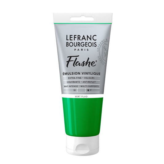 Tinta Acrílica Flashe Lefranc & Bourgeois 80ml S3 565 Fluorescent Green