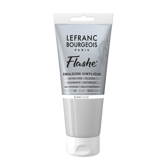 Tinta Acrílica Flashe Lefranc & Bourgeois 80ml S3 818 Fluorescent White