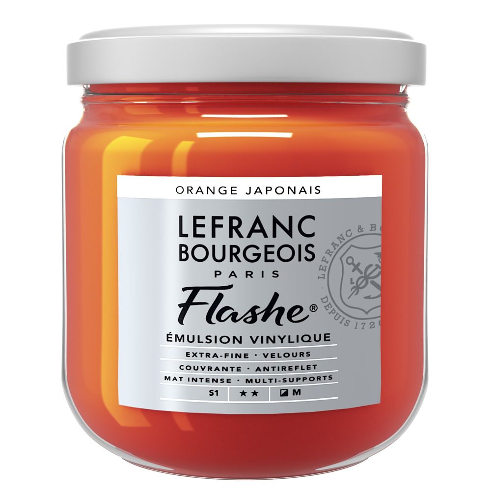Tinta Acrílica Flashe Lefranc & Bourgeois 400ml S1 476 Orange Japonais