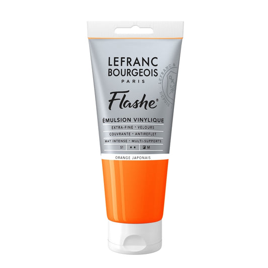 Tinta Acrílica Flashe Lefranc & Bourgeois 80ml S1 476 Japanese Orange
