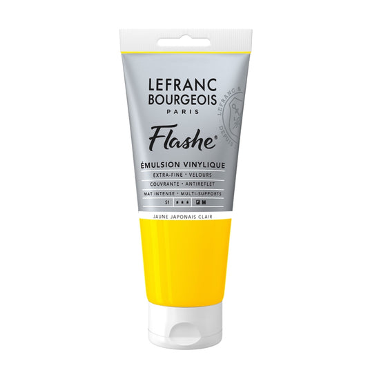 Tinta Acrílica Flashe Lefranc & Bourgeois 80ml S1 183 Japanese Yellow Light