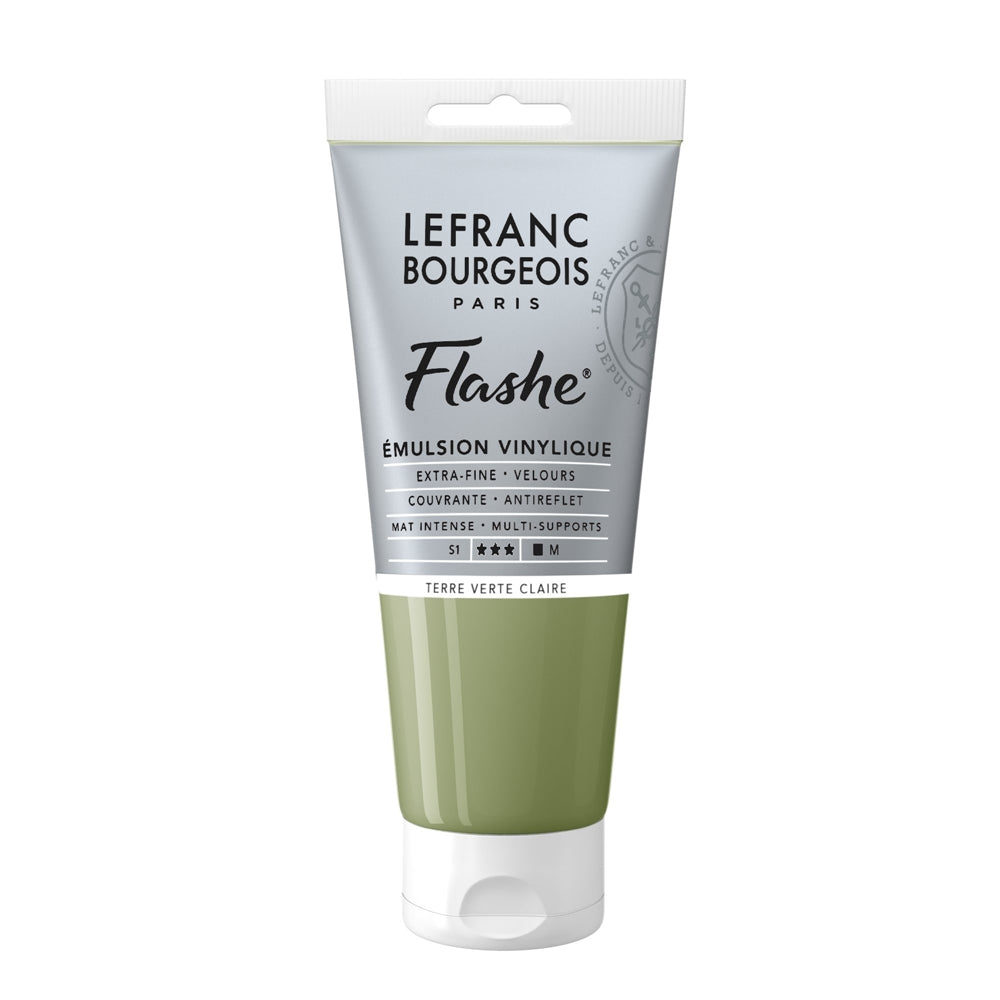 Tinta Acrílica Flashe Lefranc & Bourgeois 80ml S1 880 Light Green Earth