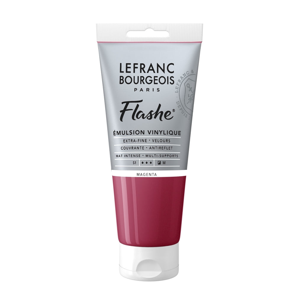 Tinta Acrílica Flashe Lefranc & Bourgeois 80ml S1 432 Magenta