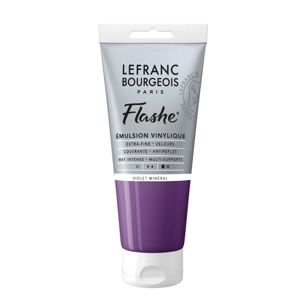Tinta Acrílica Flashe Lefranc & Bourgeois 80ml S1 826 Mineral Violet