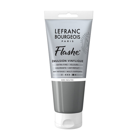 Tinta Acrílica Flashe Lefranc & Bourgeois 80ml S1 258 Neutral Grey