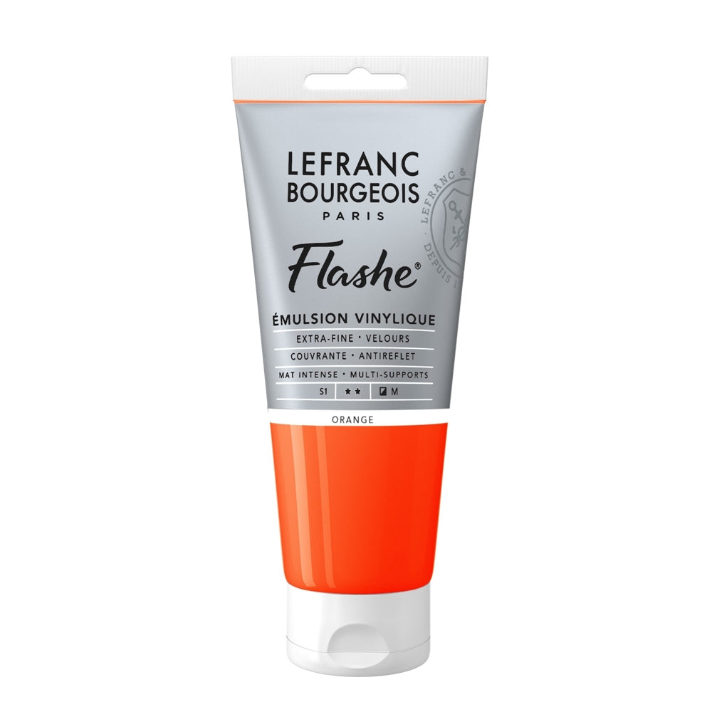 Tinta Acrílica Flashe Lefranc & Bourgeois 80ml S1 201 Orange