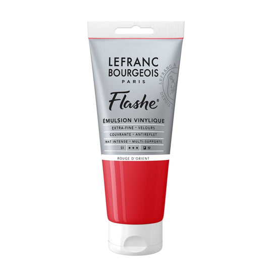 Tinta Acrílica Flashe Lefranc & Bourgeois 80ml S1 382 Oriental Red
