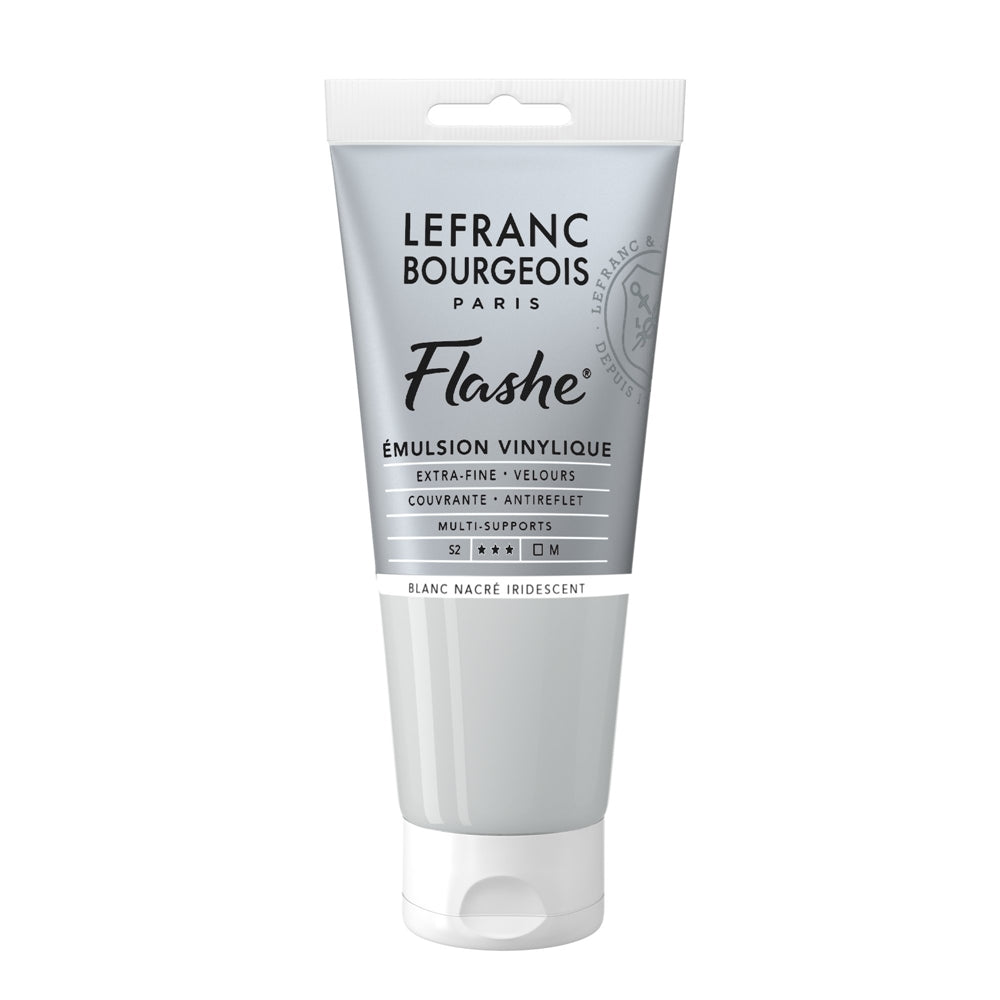Tinta Acrílica Flashe Lefranc & Bourgeois 80ml S2 827 Pear White Iridescent