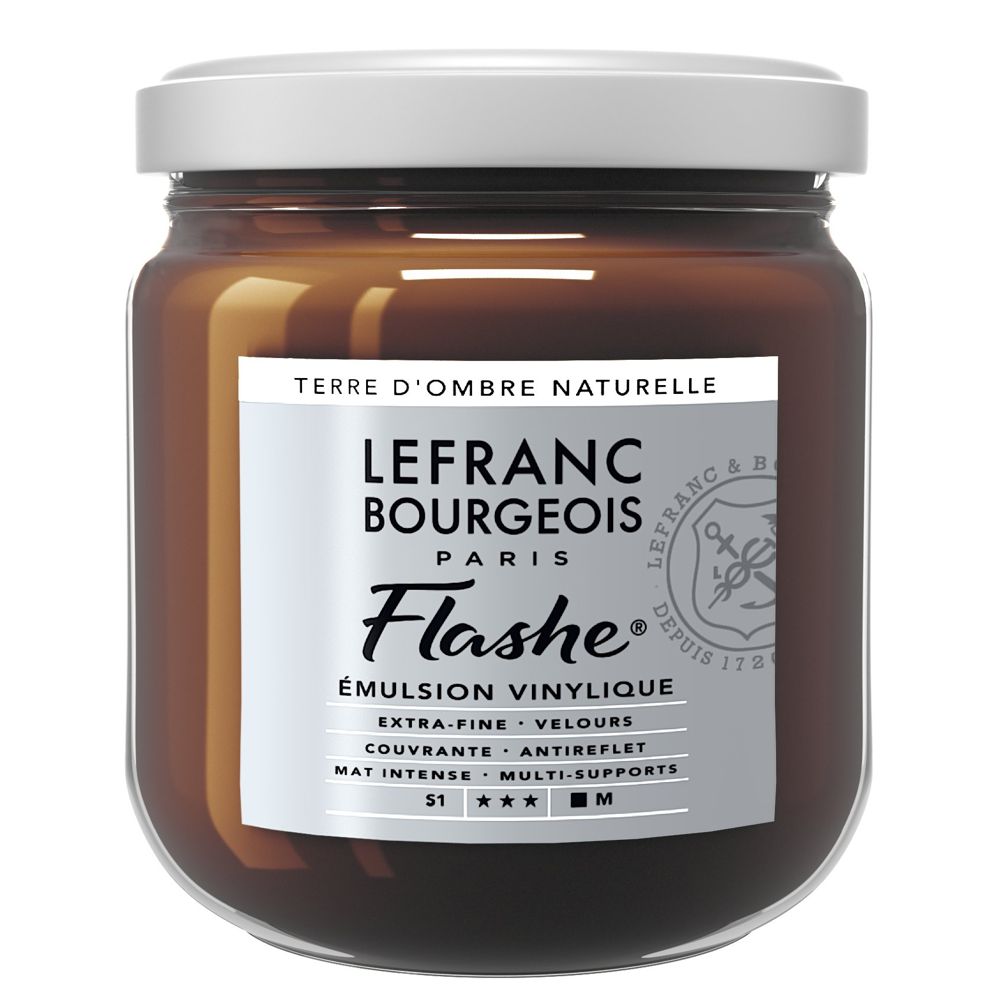 Tinta Acrílica Flashe Lefranc & Bourgeois 400ml S1 478 Raw Umber