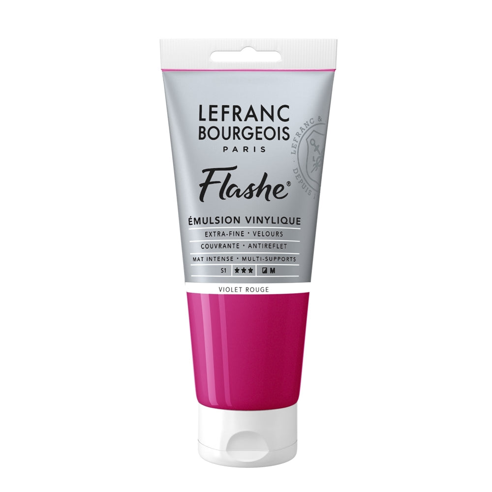 Tinta Acrílica Flashe Lefranc & Bourgeois 80ml S1 618 Red Violet