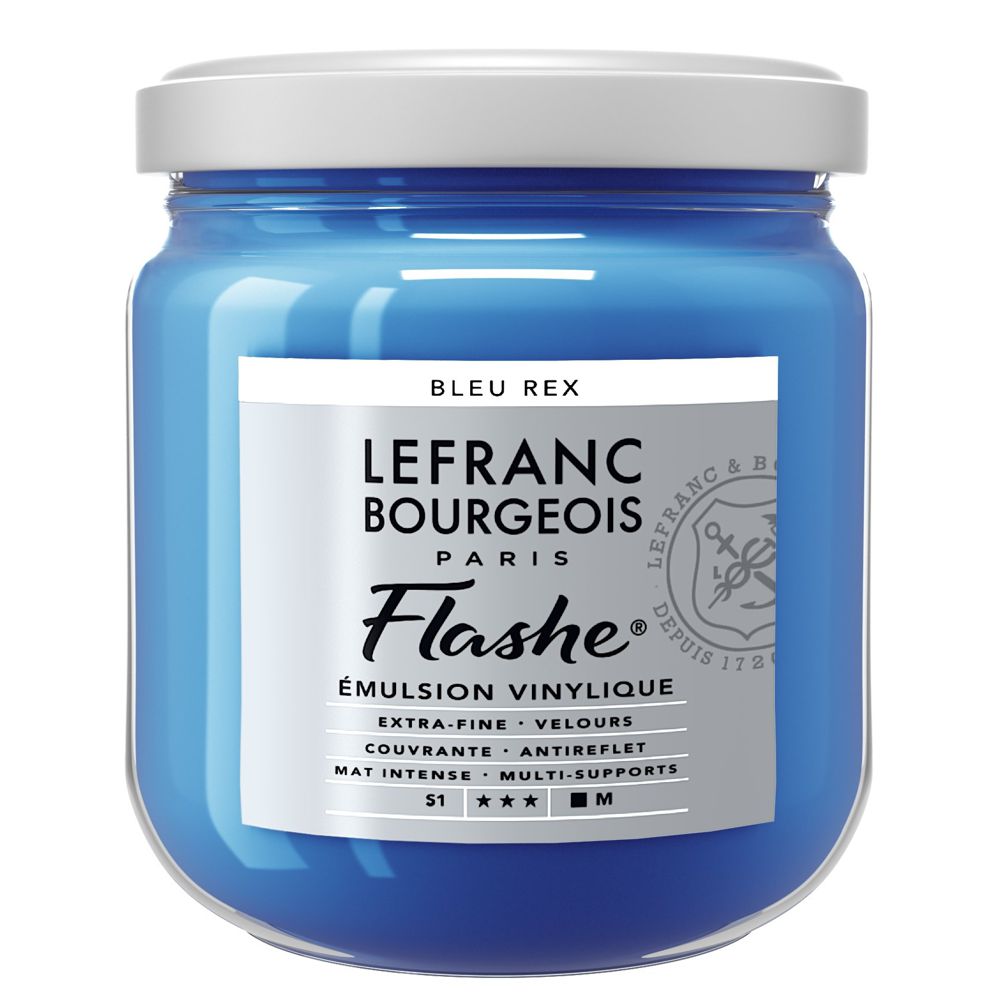 Tinta Acrílica Flashe Lefranc & Bourgeois 400ml S1 067 Royal Blue