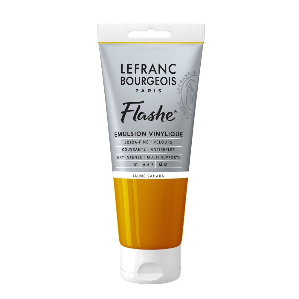 Tinta Acrílica Flashe Lefranc & Bourgeois 80ml S1 194 Sahara Yellow