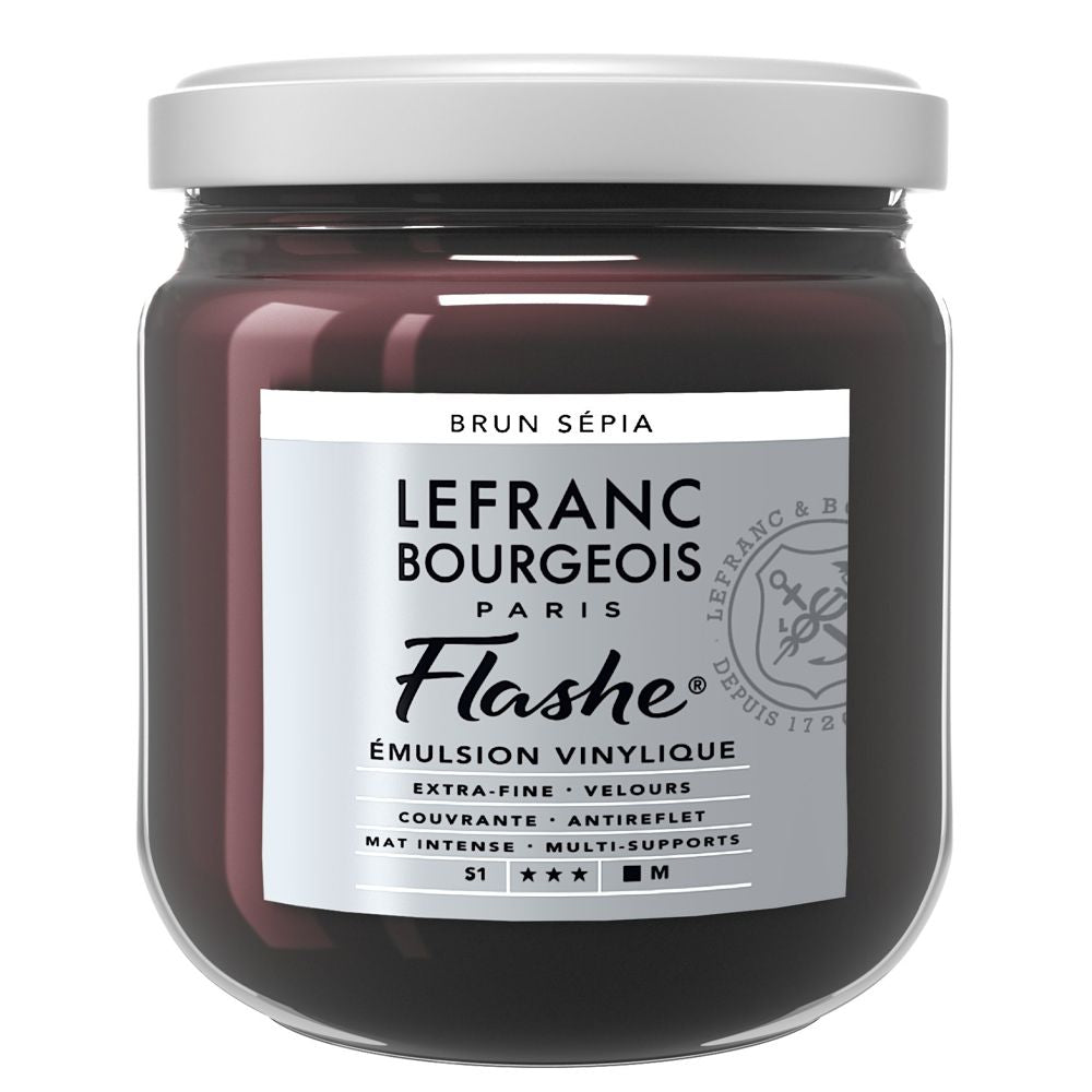 Tinta Acrílica Flashe Lefranc & Bourgeois 400ml S1 107 Sepia Brown