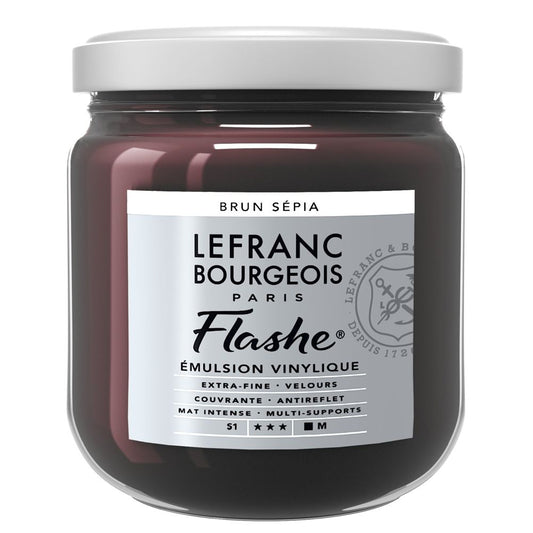 Tinta Acrílica Flashe Lefranc & Bourgeois 400ml S1 107 Sepia Brown