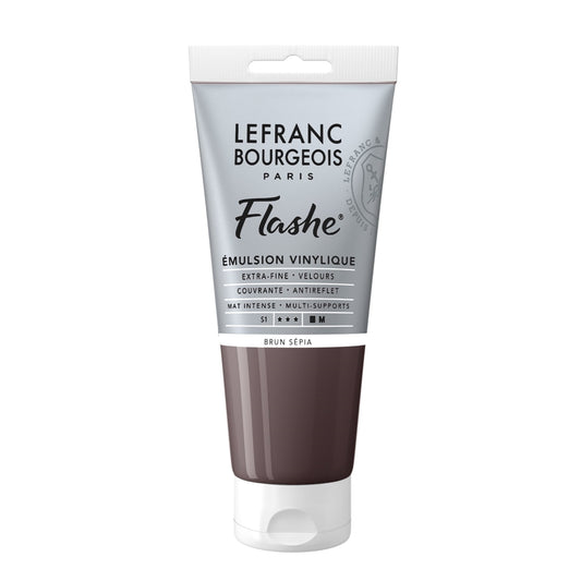 Tinta Acrílica Flashe Lefranc & Bourgeois 80ml S1 107 Sepia Brown