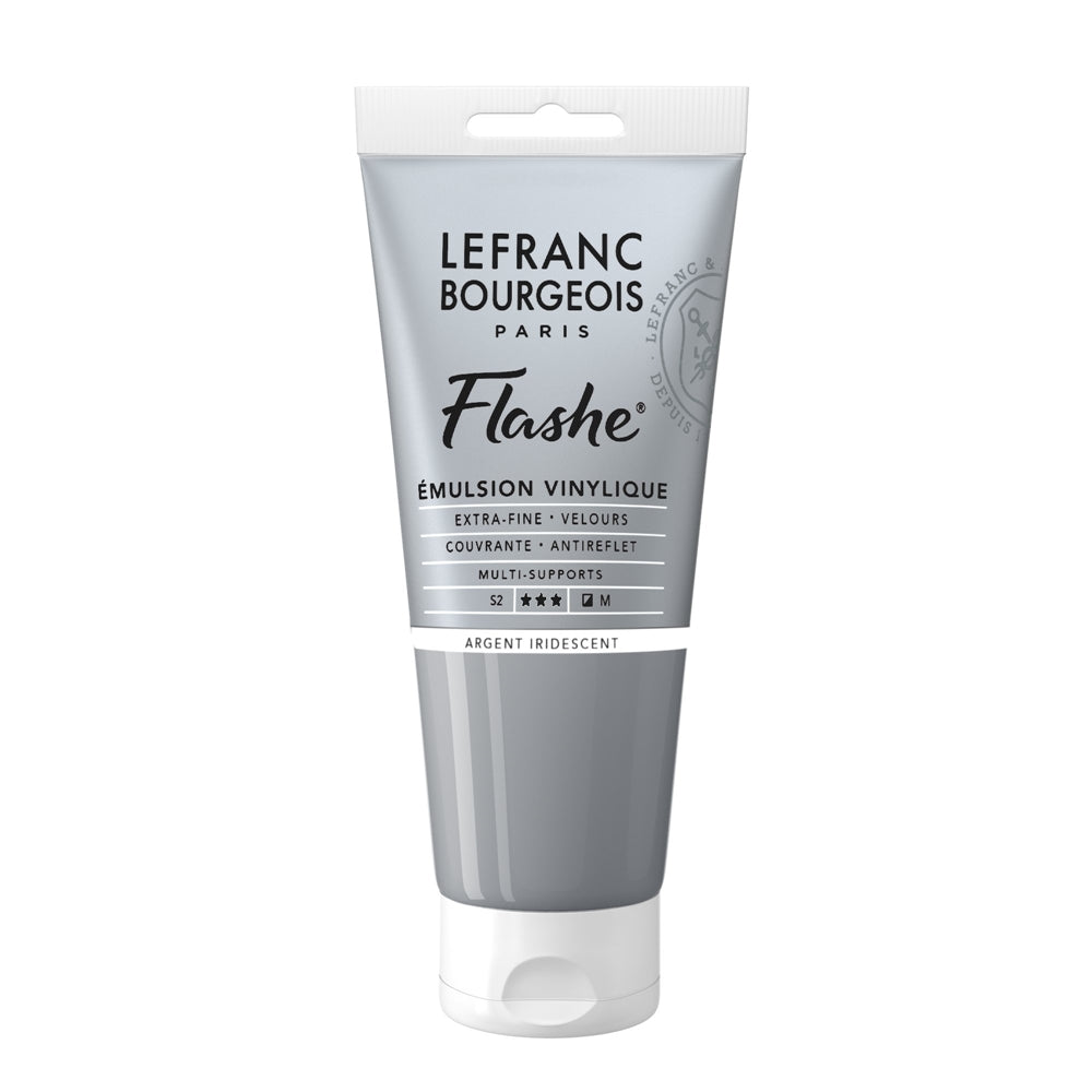 Tinta Acrílica Flashe Lefranc & Bourgeois 80ml S2 832 Silver Iridescent