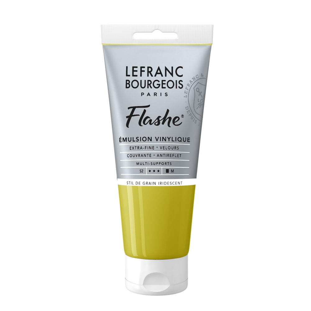 Tinta Acrílica Flashe Lefranc & Bourgeois 80ml S2 838 Stil de Grain Green Iridescent