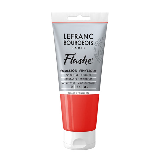 Tinta Acrílica Flashe Lefranc & Bourgeois 80ml S1 393 Vermilion Red