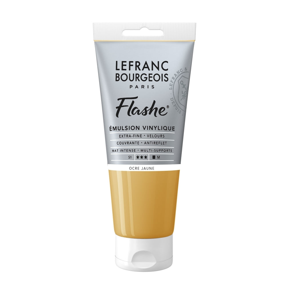 Tinta Acrílica Flashe Lefranc & Bourgeois 80ml S1 302 Yellow Ochre