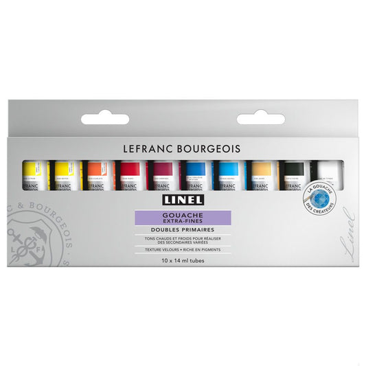 Tinta Guache Lefranc & Bourgeois Linel 14ml 10 Cores