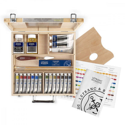 Estojo Tinta Óleo Lefranc & Bourgeois Coffret Classique
