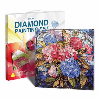 Conjunto Pintura Diamante Sinoart 30X30cm  Jardim Botânico