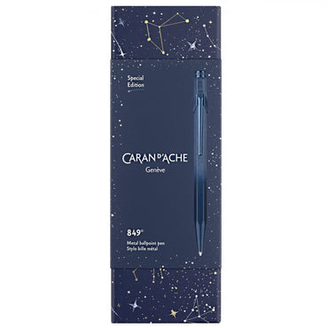 Caneta Esferográfica Caran d'Ache 849 Cosmic Blue Azul